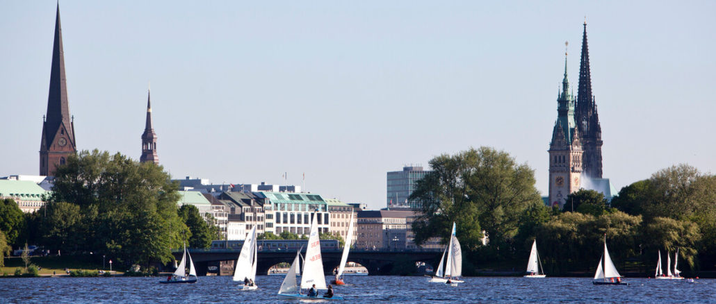 S-Segelboote auf der Außenalster-© Mediaserver Hamburg _ Jörg Modrow