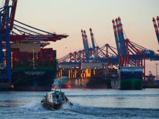 Der Containerumschlag im Hamburger Hafen ist im ersten Halbjahr leicht gesunken. (Archivbild)