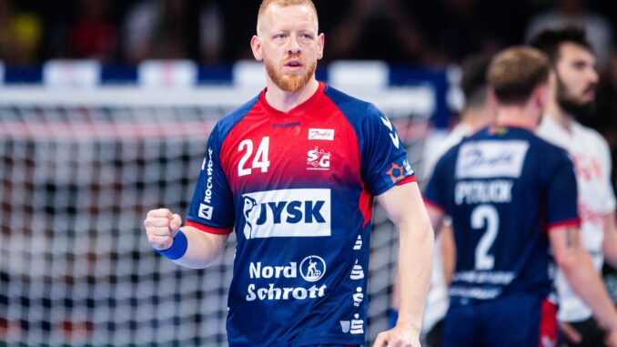 Jim Gottfridsson Jim Gottfridsson und die SG Flensburg-Handewitt führen die Tabelle der Handball-Bundesliga an.