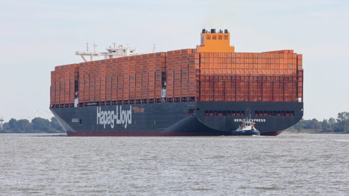 Containerschiff «Berlin Express» Hapag-Lloyd erhöht Gewinnprognose