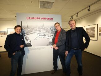 Die Fotoausstellung «Hamburg von oben» dokumentiert den Wiederaufbau Hamburgs und das Wirtschaftswunder der Nachkriegszeit.