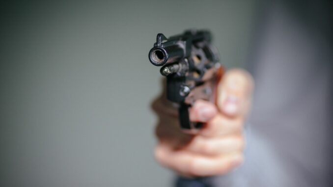 Schreckschusswaffe - Illustration Einen täuschend echt aussehenden Revolver. (Symbolbild)
