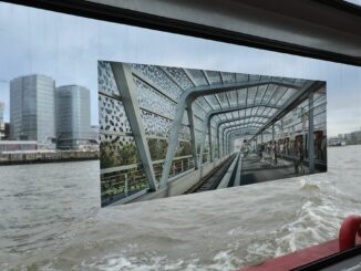 Eine Visualisierung der geplanten U4-Haltestelle, die Moldauhafen heißen wird.