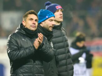 Trotz Personalknappheit optimistisch: Holstein Kiels Trainer Marcel Rapp