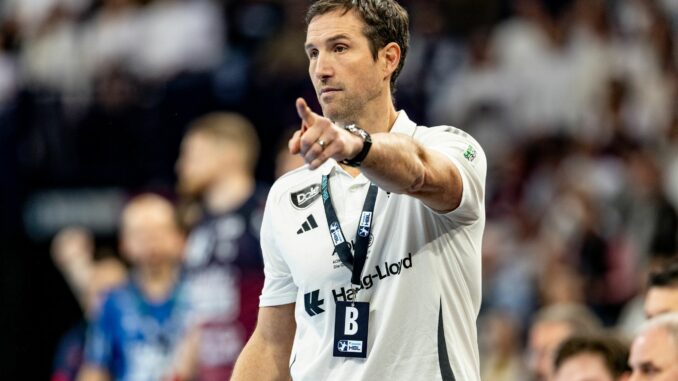 Torsten Jansen Trainer Torsten Jansen und der HSV Hamburg besiegen Bietigheim.