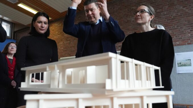 Vorstellung Pilotprojekt "Bildungshaus+" Das Pilotprojekt «Bildungshaus+ - Mehr Wohnraum für Auszubildende» wird vorgestellt.