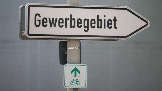 Gewerbegebiet In Schleswig-Holstein hat die Zahl der Gründungen zugenommen. (Symbolbild)