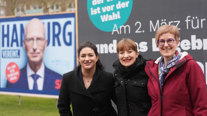 Vor der Bürgerschaftswahl in Hamburg - Die Linke Nach dem Überraschungserfolg bei der Bundestagswahl hoffen die Linken bei der Bürgerschaftswahl am Sonntag in Hamburg auf ein Ergebnis von mehr als zwölf Prozent.