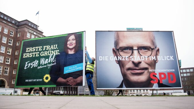 Die in der Hamburgischen Bürgerschaft vertretenen Parteien verzeichnen seit dem Flirt von Unionskanzlerkandidat Friedrich Merz mit der AfD einen Mitgliederzuwachs - mit einer Ausnahme. (Archivbild)