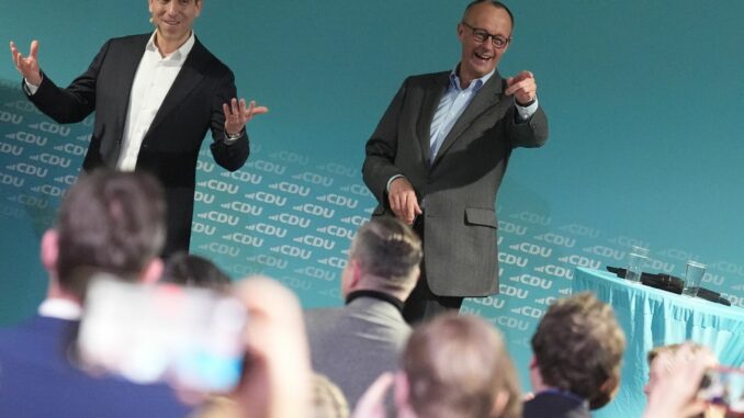 Zwei Tage vor der Bürgerschaftswahl in Hamburg hat Bundestagswahlsieger Friedrich Merz (CDU) seinen Parteifreunden in der Hansestadt den Rücken gestärkt.