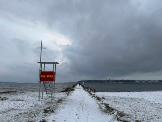 In ganz Norddeutschland hat sich am Morgen Schnee breit gemacht.