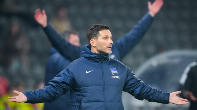 Stefan Leitl Hertha-Trainer Stefan Leitl gab vielen Nachwuchsspielern Spielzeit.