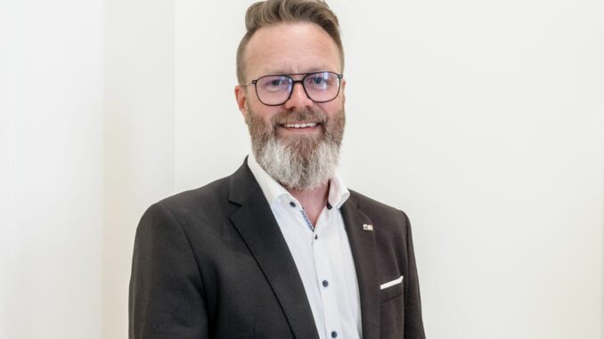 Claus Ruhe Madsen Wirtschaftsminister Madsen sieht gute Chancen für die Wirtschaft im Norden.