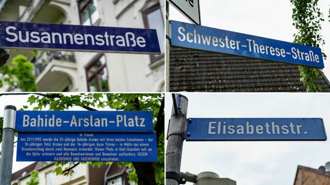 Nur wenige weibliche Straßennamen Weibliche Straßennamen sind in einigen Städten noch eine Seltenheit. (Symbolbild)