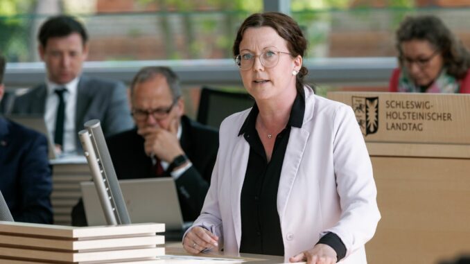 Landtag Schleswig-Holstein Sybilla Nitsch will Vorsitzende des Südschleswigschen Wählerverbandes (SSW) werden.