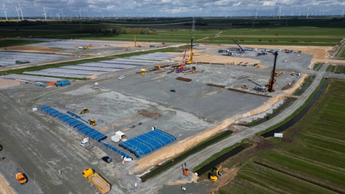 Northvolt - Baustelle Was wird aus der geplanten Batteriefabrik in Schleswig-Holstein? (Archivbild)