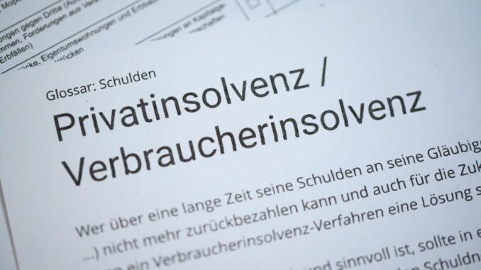 Privatinsolvenz In Schleswig-Holstein hat es vergangenes Jahr mehr Privatinsolvenzen als 2023 gegeben. (Illustration)