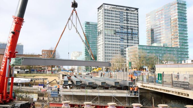 Mehr Umsätze im Bauhauptgewerbe in Hamburg Hamburger Baufirmen haben 2024 mehr Umsatz gemacht. (Archivbild)