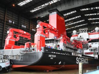 Die «Meteor IV» ist 125 Meter lang.