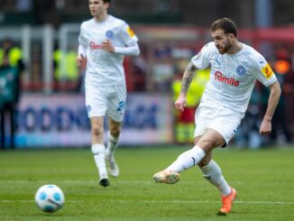 Kiels Abwehrspieler Marco Komenda fällt mit einem Sehnenriss bis zum Saisonende aus.