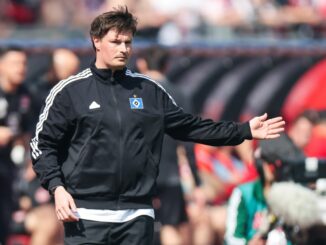 Hat möglicherweise die Qual der Wahl: HSV-Cheftrainer Merlin Polzin vor dem Braunschweig-Spiel.