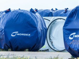 Der Windradhersteller Nordex konnte trotz Umsatzrückgang den Gewinn im ersten Quartal steigern. (Archivbild)
