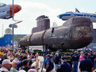 Die Ankunft des U-Bootes in Sinsheim verfolgten im vergangenen Juli zahlreiche Menschen. (Archivfoto)