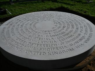 Gemäß der alphabetischen Reihenfolge wird die Ukraine zwischen Türkmenistan (Turkmenistan) und United Kingdom (Vereinigtes Königreich) genannt.