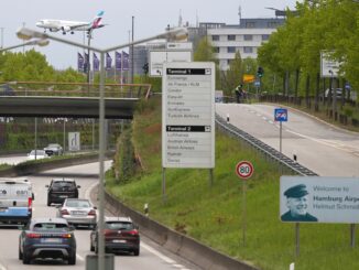 Die Fluggesellschaft Eurowings war 2024 die Airline mit den meisten Starts und Landungen in Hamburg.