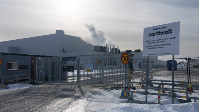Northvolt in Schweden Bei Northvolt in Skellefteå wird die Batteriezellenproduktion gänzlich gestoppt. (Archivbild)