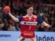 Leif Tissier und der HSV Hamburg spielten gegen den TVB Stuttgart.