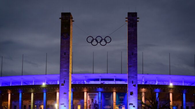 Stadtansicht Berlin - Olympiastadion Berlin will Olympia nach Deutschland holen.