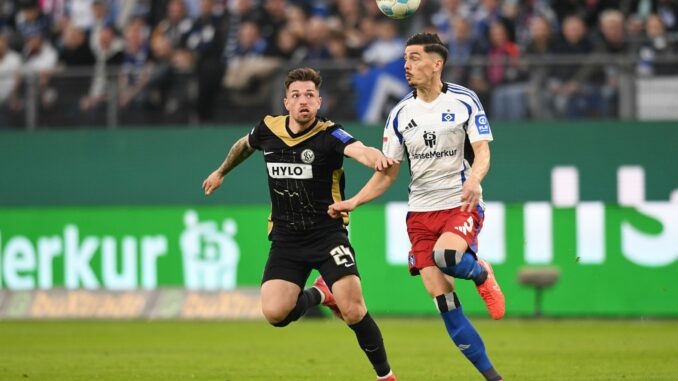 Dennis Hadzikadunic vom Hamburger SV Fehlt dem HSV im Aufstiegsrennen: Abwehrspieler Dennis Hadzikadunic (r).