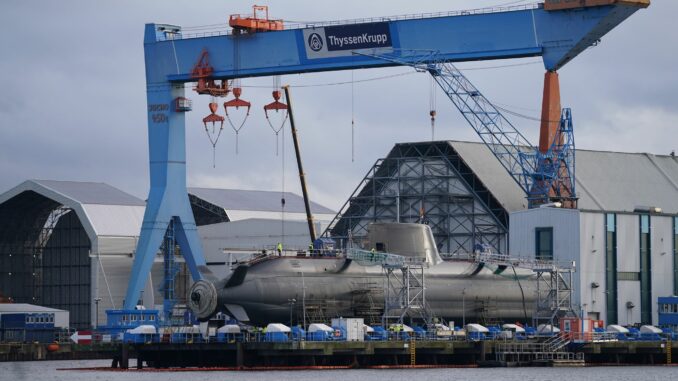 TKMS Steigt der Bund beim Kieler U-Boot-Bauer TKMS ein? (Archivbild)