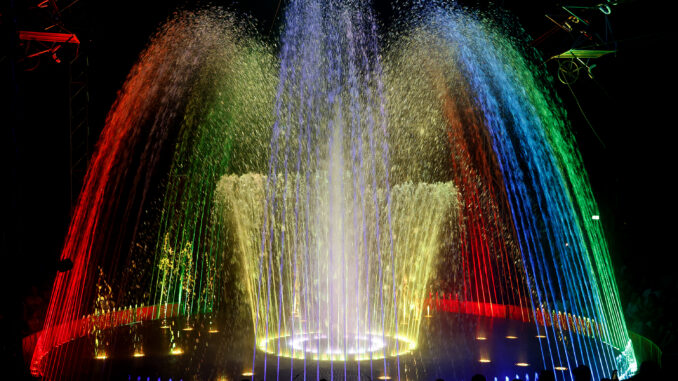 Wasserspektakel im Circus Charles Knie