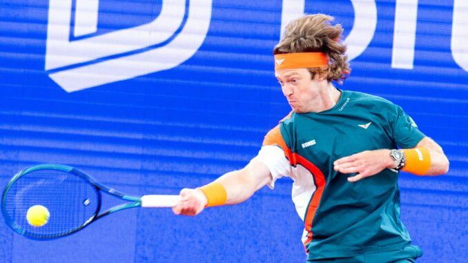 Tennis: ATP-Tour - Hamburg Wurde seiner Favoritenrolle gerecht: Andrej Rubljow.