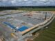 Die Baustelle für die geplante Northvolt-Batteriefabrik bei Heide. (Archivbild)