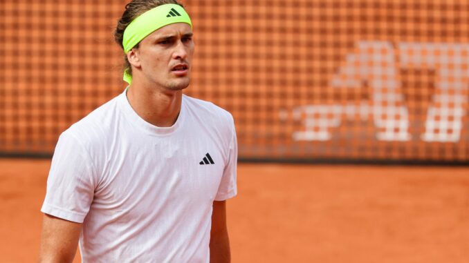 Tennis: ATP-Tour - Hamburg Alexander Zverev steht in Hamburg im Achtelfinale.