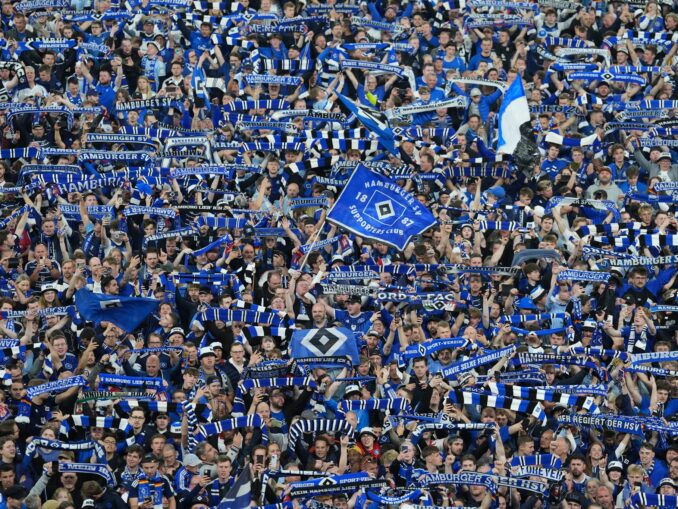 Große Party für die HSV-Fans.
