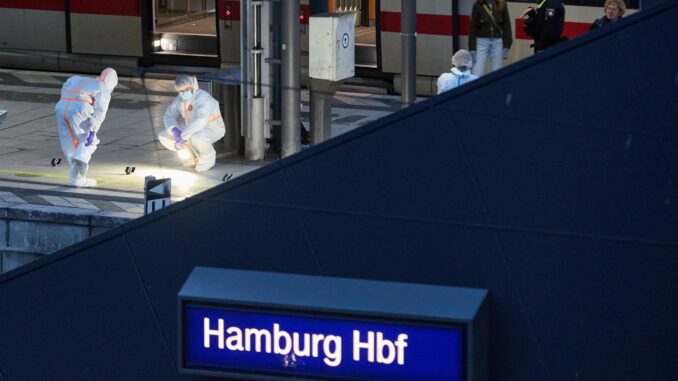 Mehrere Verletzte bei Messerangriff in Hamburg Die Verdächtige soll laut «Bild» polizeibekannt sein.