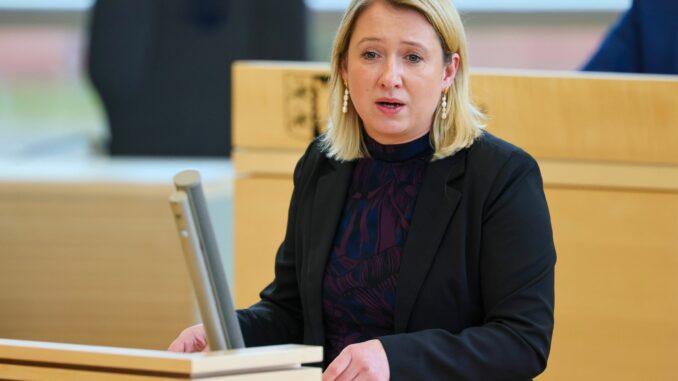 Landtag Kiel Die FDP-Politikerin Anne Riecke bekam im Landtag keine Mehrheit für ihren Antrag. (Archivbild)