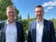 Die beiden Geschäftsführer der Bürgschaftsbank Schleswig-Holstein, Holger Zervas (l) und Carsten Müller, habe ihre Geschäftszahlen für 2024 vorgestellt.