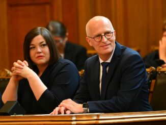 Peter Tschentscher ist als Erster Bürgermeister der Hansestadt Hamburg wiedergewählt worden.