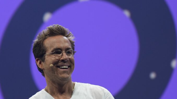 Digitalmesse OMR Einer der prominenten Hauptredner am ersten Messetag war Schauspieler Ryan Reynolds