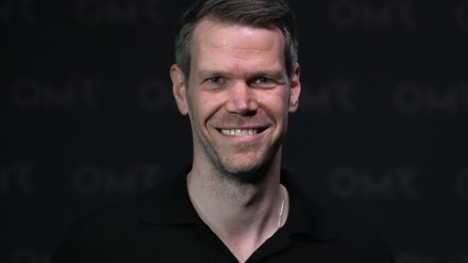 Digitalmesse OMR HSV-Finanzvorstand Eric Huwer.