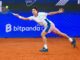 Daniel Altmaier streckte sich beim Tennis-Turnier in Hamburg vergebens.