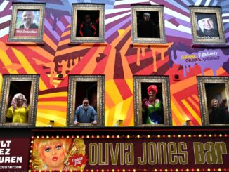 Das Kunstwerk an der Fassade der Bar auf der Reeperbahn soll daran erinnern, dass die Große Freiheit nicht nur Partymeile, sondern auch ein Ort der Kunst und der Kultur und der Vielfalt ist.