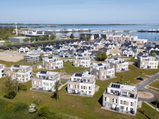 Trotz Insolvenz soll im Ostseeresort Olpenitz weiter gebaut werden.