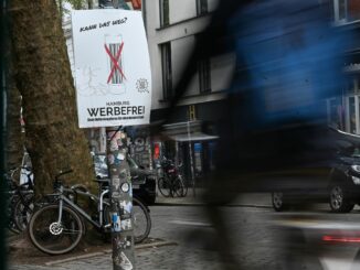 Die Initiative «Hamburg Werbefrei» will Reklame im öffentlichen Raum zurückdrängen. (Archivfoto)