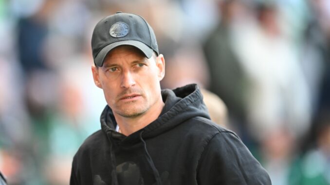 Alexander Blessin Gibt trotz guter Ausgangssituation des FC St. Pauli den Mahner: Trainer Alexander Blessin.